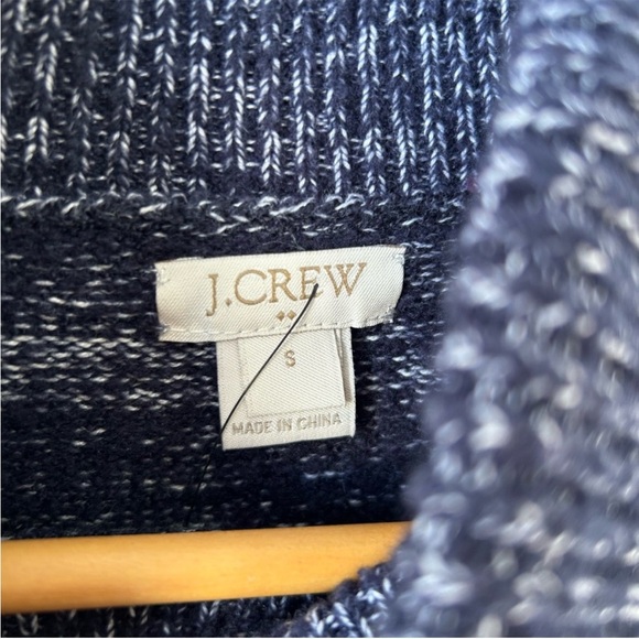 J Crew • Marled Navy Turtleneck Sweater - Picture 2 of 4